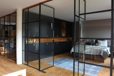 Steel and Glass Partition Wall